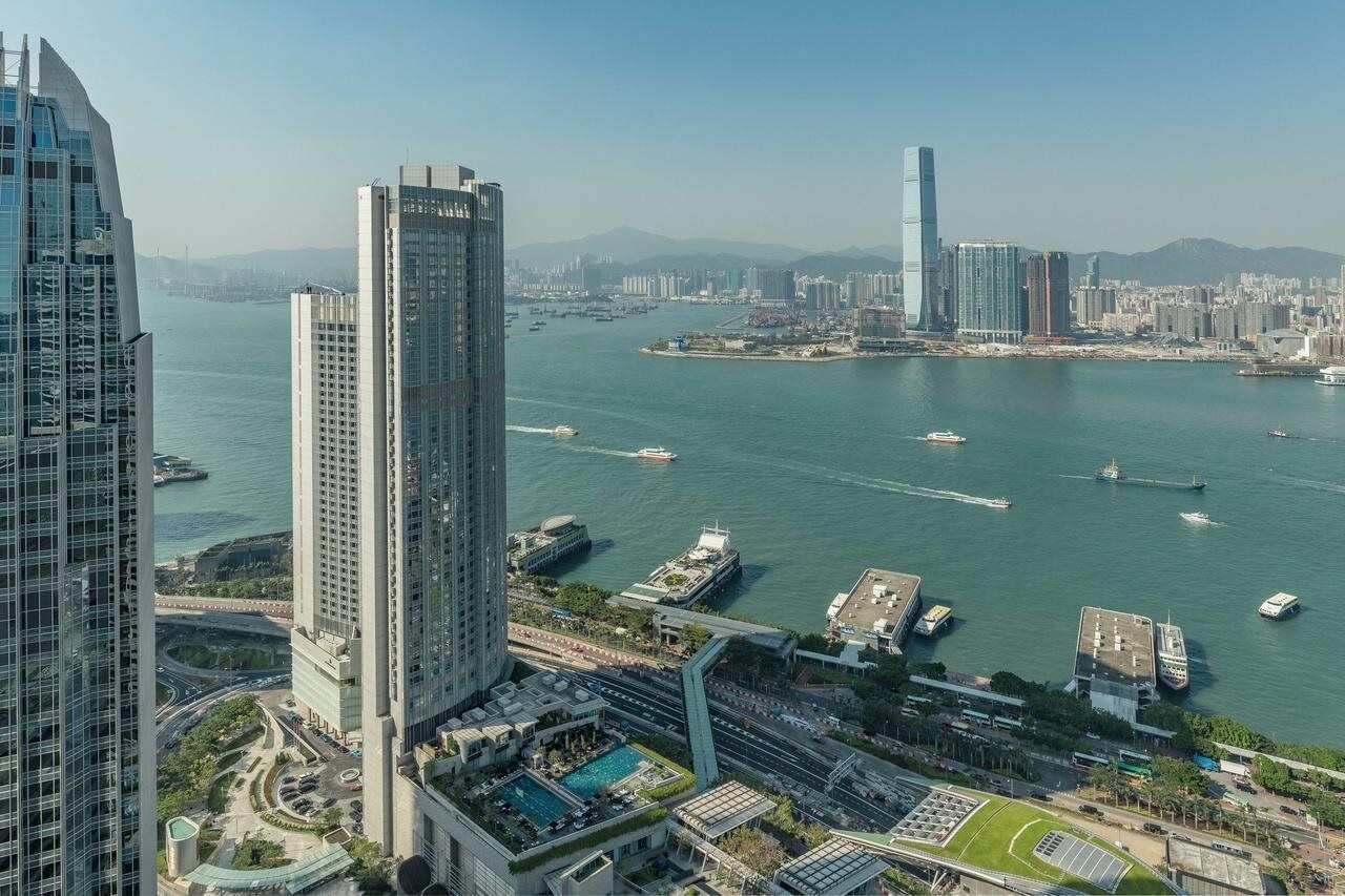 Four Seasons Hotel Hongkong Skyline billede